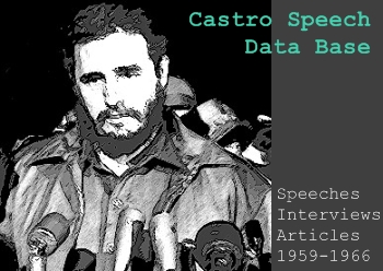 Castro Speech Data
Base
